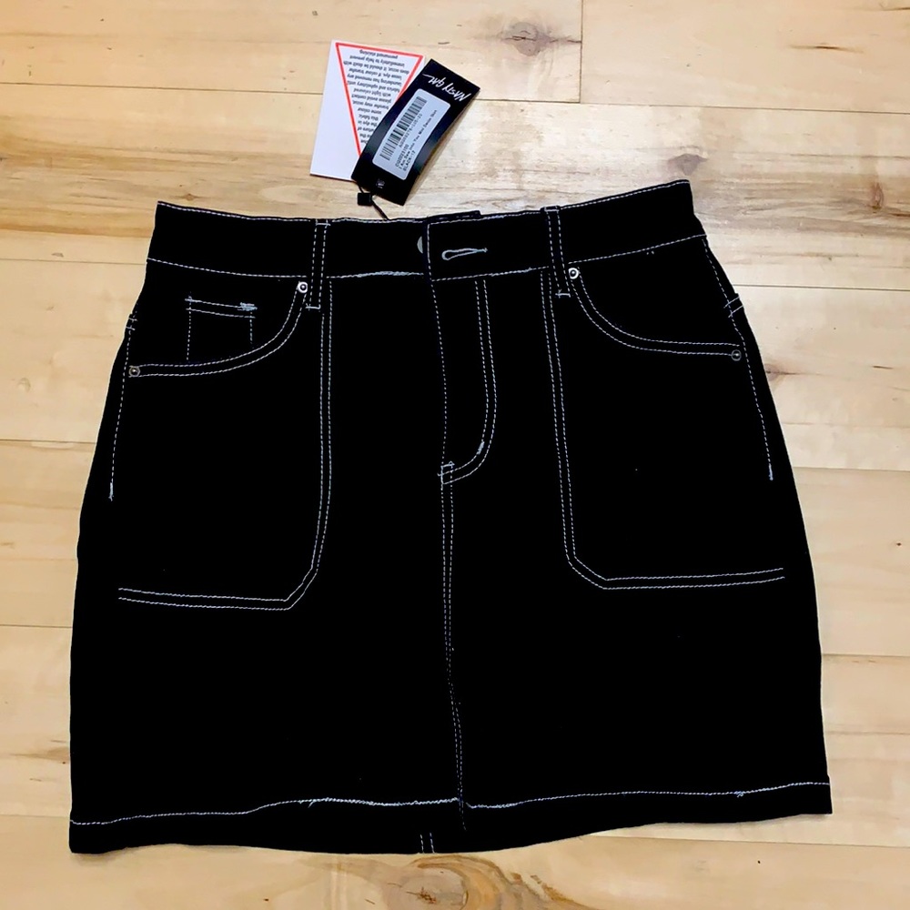 Nasty gal black skirt